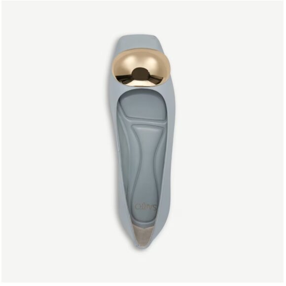 NEW FRANCO SARTO Leather Amaya Flats in blue for women 1225 3m7 - Picture 5 of 11